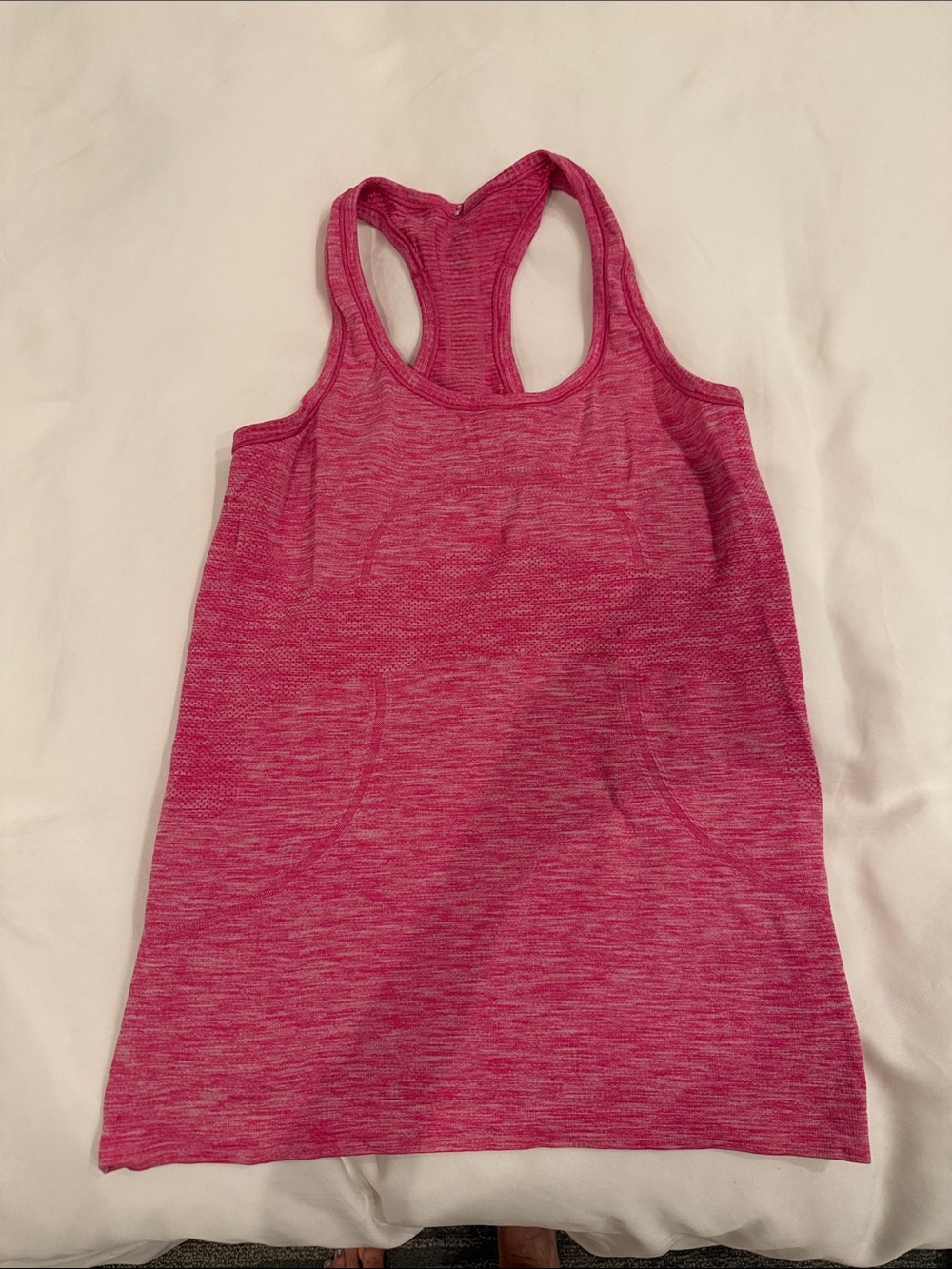 lululemon athletica Heather Magenta Racerback Tank